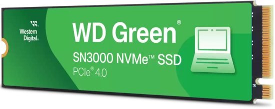 כונן Green SN3000 2TB SSD M.2 2280 PCIe NVMe מבית Western Digital