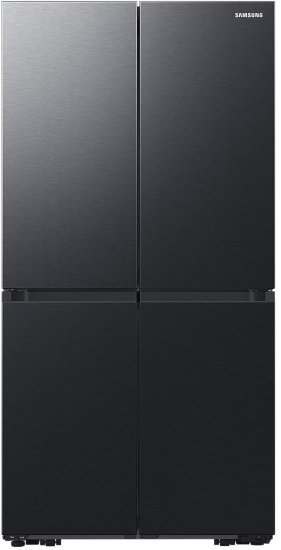 מקרר 4 דלתות מקפיא תחתון אינוורטר 678 ליטר עם קיוסק מים וייצור קרח אוטומטי Samsung RF72DG9620B1 No Frost - צבע שחור פחם מט מוברש