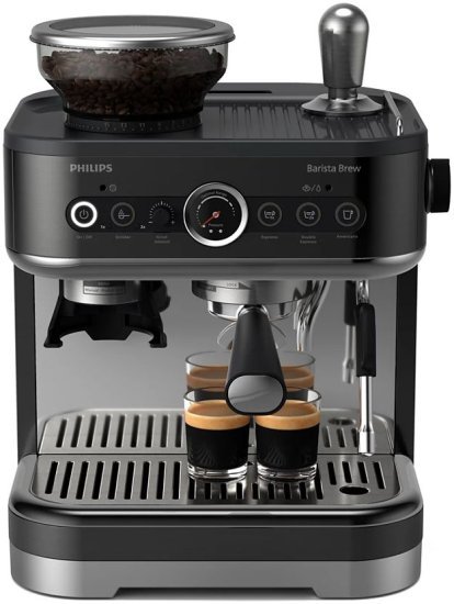 מכונת אספרסו חצי אוטומטית Philips Barista Brew (Single) PSA3218 / 10 - צבע שחור