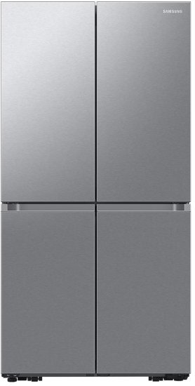 מקרר 4 דלתות מקפיא תחתון אינוורטר 678 ליטר עם קיוסק מים וייצור קרח אוטומטי Samsung RF72DG9620SR No Frost - צבע פלטינום סטיל מוברש