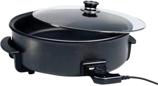 מחבת חשמלית 42 ס''מ דגם Selmor SE-413 1500W - צבע אפור מתכתי