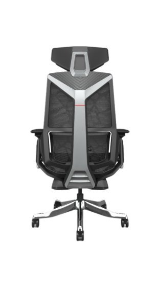 כיסא גיימינג ארגונומי דגם Quantum מבית Keisar - צבע שחור / כסוף