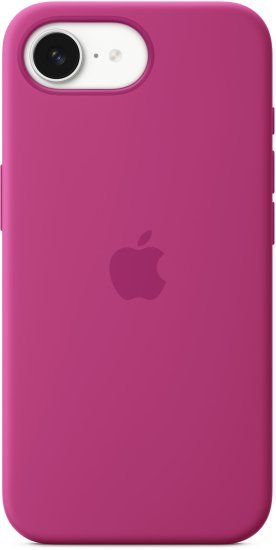 כיסוי סיליקון מקורי ל-Apple iPhone 16e - צבע Fuchsia