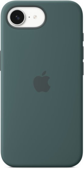 כיסוי סיליקון מקורי ל-Apple iPhone 16e - צבע Lake Green