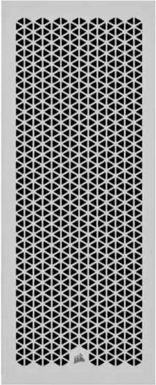 פאנל קדמי רשת מחוררת למארז מחשב Corsair 3000D Airflow עם תאורת RGB - צבע לבן