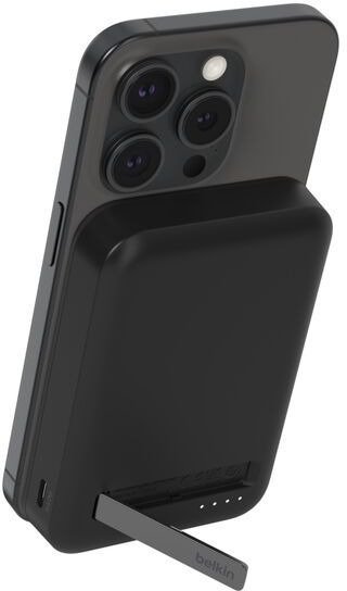 סוללת גיבוי מגנטית אלחוטית Qi2 15W 8K דגם BoostCharge Pro מבית Belkin - צבע שחור