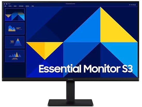 מסך מחשב ''Samsung Essential Monitor S3 S30GD S27D300GAM FHD IPS 27