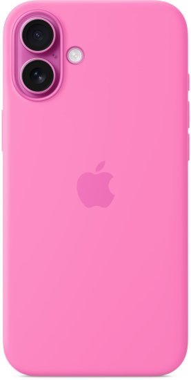 כיסוי סיליקון מקורי ל-Apple iPhone 16 Plus עם חיבור MagSafe - צבע Peony