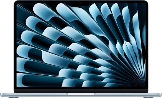 מחשב Apple MacBook Air 13 M4 Chip 10-Core CPU, 10-Core GPU, 1TB SSD Storage, 32GB Unified Memory - צבע Sky Blue - מקלדת עברית / אנגלית - דגם Z1H8000D5