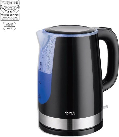 קומקום פלסטיק תהילה בד''צ 1.7 ליטר Universe NRI-2120 - צבע שחור