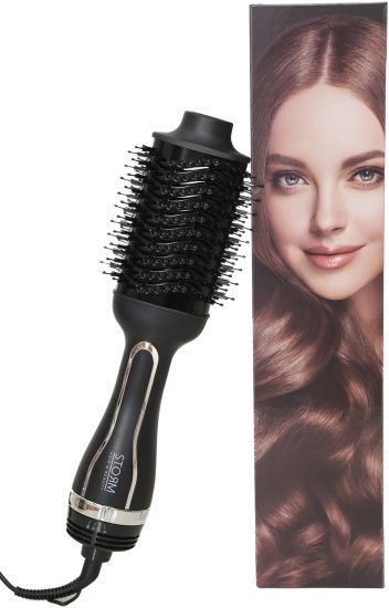 Storm - מברשת פן חשמלית Volumizing Blowout - צבע שחור
