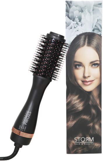 Storm - מברשת פן חשמלית Infrared Hot Air - צבע שחור