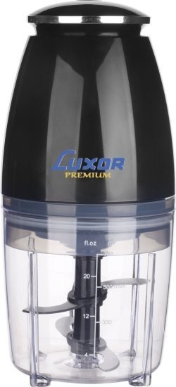 קוצץ מזון חשמלי 300W נפח 750 מ''ל דגם FP-126E מבית Luxor - שחור