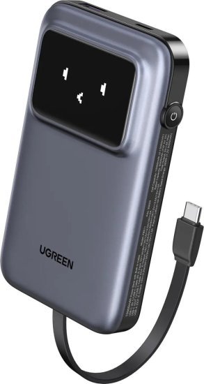 סוללת גיבוי ניידת UGREEN UNO 10000mAh 30W USB Type-C - צבע אפור