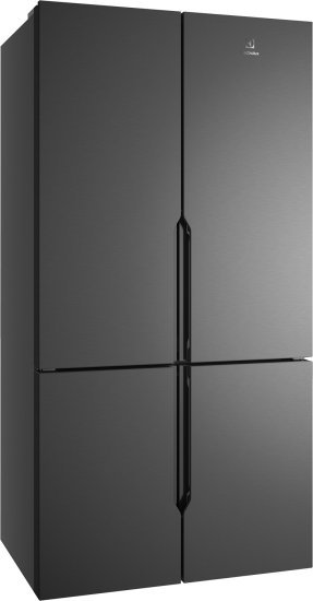 מקרר 4 דלתות מקפיא תחתון אינוורטר 572 ליטר Electrolux EvenTemp UltimateTaste 700 EQE5600BB - נירוסטה מוברשת שחורה