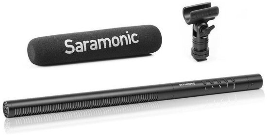 מיקרופון קונדנסר Saramonic SR-TM7 Super Cardioid Broadcast XLR Shotgun Condenser