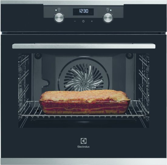 תנור בנוי 9 תוכניות 71 ליטר Electrolux Seamless Design SurroundCook Multifunction EOH7427X - נירוסטה - תוצרת גרמניה