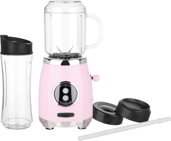 בלנדר בעיצוב רטרו 1.5 ליטר 300W גימור פרמיום דגם BL-399B2 מבית Luxor - צבע ורוד