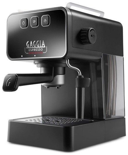 מכונת קפה ידנית עם מוט הקצפה Gaggia Evolution - צבע שחור אבן