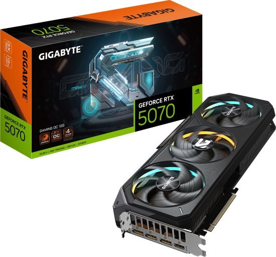 כרטיס מסך Gigabyte GeForce RTX 5070 GAMING OC 12GB