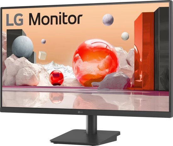 מסך מחשב ''LG 24MS530B-B FHD IPS 2xHDMI USB-C 24 - צבע שחור
