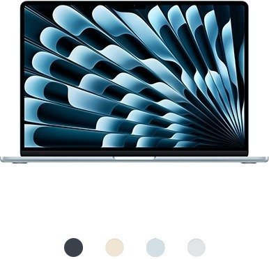 לחצו על מנת להרכיב 2025 Apple 15inch MacBook Air M4 שמתאים לכם