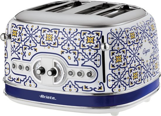 מצנם קופץ 4 פרוסות Ariete Capri 0156 1600W - צבע Capri