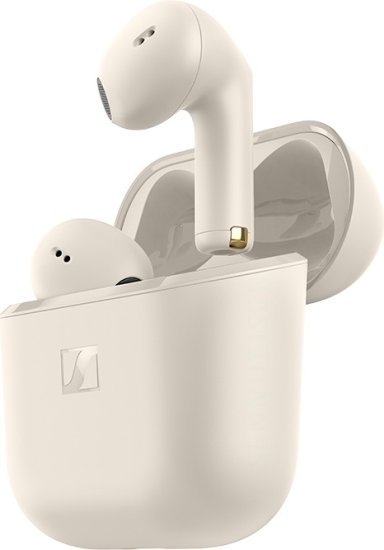 אוזניות תוך-אוזן אלחוטיות Sennheiser Accentum Open True Wireless - צבע קרם