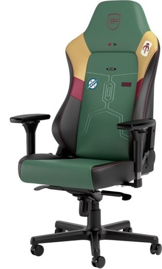 כיסא גיימינג דגם Hero Boba Fett מבית Noblechairs - צבע ירוק כהה