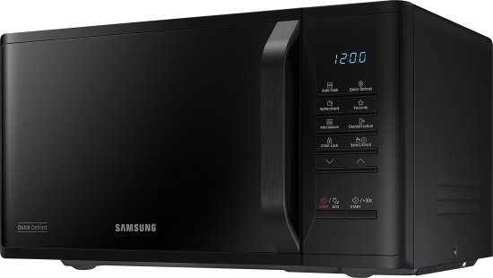 מיקרוגל דיגיטלי 23 ליטר Samsung MS23K3513AK 800W - שחור - שנה אחריות יבואן רשמי Samsung