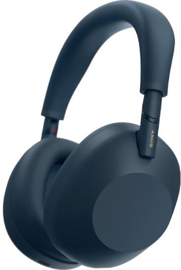 אוזניות קשת Over-Ear אלחוטיות עם ביטול רעשים Sony WH-1000XM6 - צבע כחול