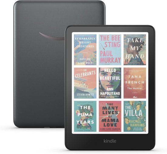קורא ספרים אלקטרוני Amazon Kindle Colorsoft Signature Edition 7'' 32GB Wi-Fi - צבע שחור מתכתי
