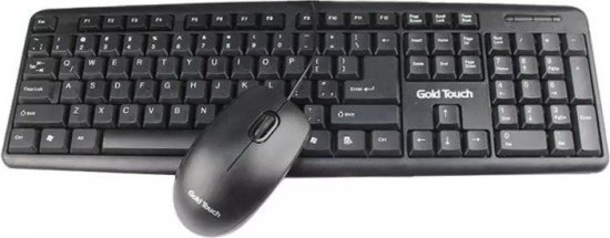 סט מקלדת ועכבר חוטיים Gold Touch KYM300