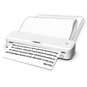 מדפסת תרמית ניידת Aimo M831 A4 לבן