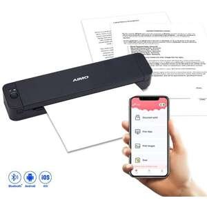 מדפסת תרמית ניידת Aimo P832 A4 שחור