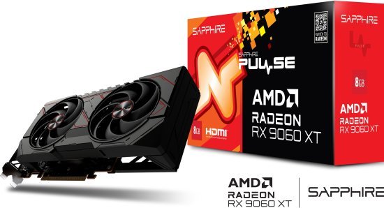 כרטיס מסך Sapphire Radeon RX 9060 XT PULSE 8GB GDDR6