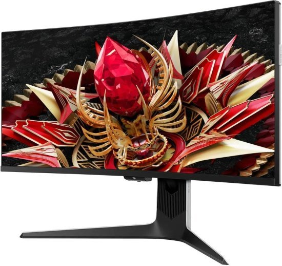 מסך מחשב גיימינג קעור ''TCL 34R83Q Mini LED VA WQHD 34