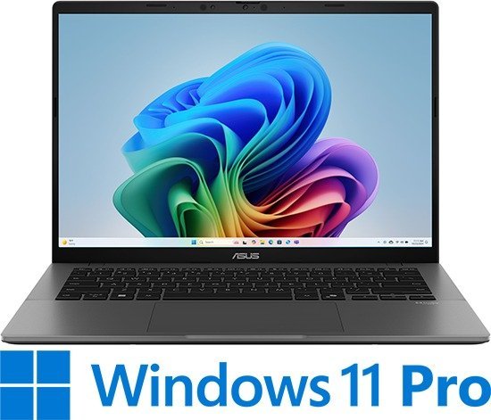מחשב נייד Asus Vivobook S 14 Copilot+ PC S3407QA-KP030X - צבע Matte Gray