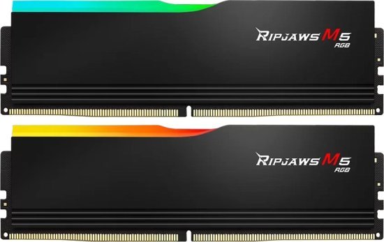 זיכרון למחשב G.Skill Ripjaws M5 RGB 2x32GB DDR5 6800MT / s CL34 - צבע שחור