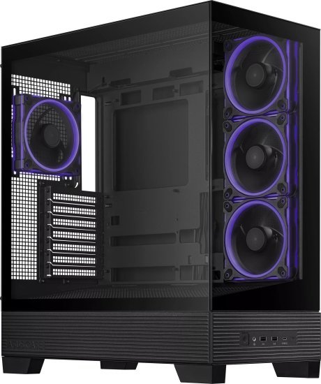 מארז Mid Tower ללא ספק Asus A31 Plus ARGB - צבע שחור