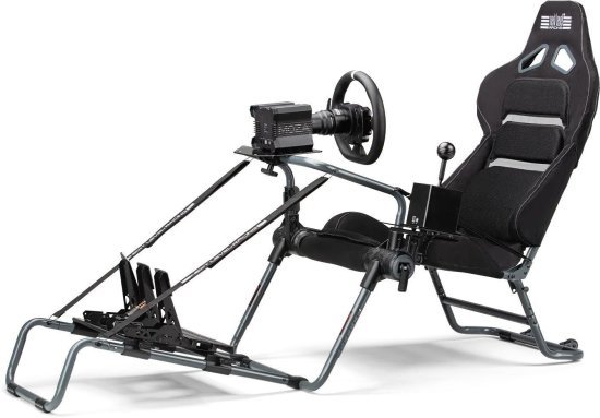 כיסא סימולטור מירוצים מתקפל GT Lite Pro מבית Next Level Racing  - צבע קרבון אפור