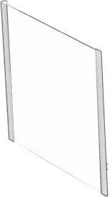 פאנל צדדי מזכוכית למארזי מחשב סדרת Corsair FRAME 4000D - צבע שחור