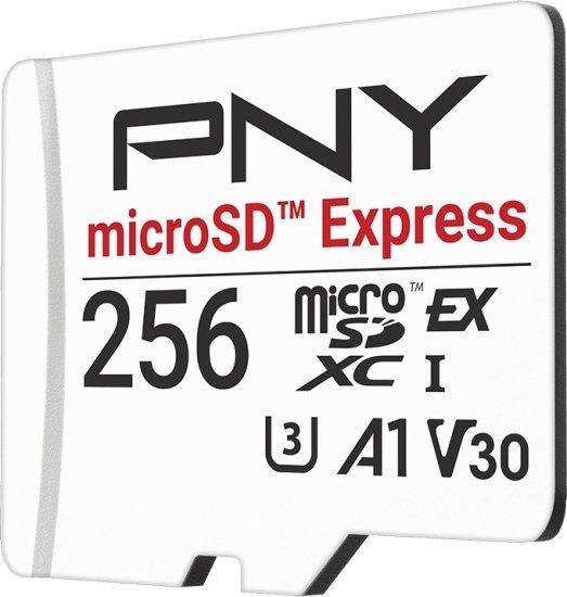 כרטיס זיכרון U3 V30 A1 Micro SDXC דגם Express מבית PNY - נפח 256GB
