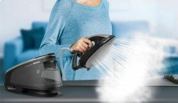 מגהץ קיטור 1.7 ליטר Tefal Express SV6140E0 2200W - צבע שחור / אפור - חמש שנות אחריות יבואן רשמי על ידי ניופאן