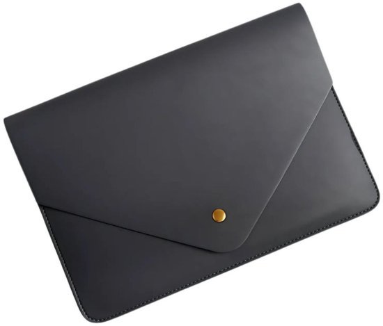 נרתיק מיקרופייבר למחשב למחשב נייד בגודל 16 אינץ' דגם The Mauve Pro מבית Camel Mountain - צבע אפור כהה