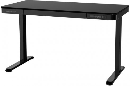 שולחן חכם מתכוונן בגודל 120X60 ס''מ Smarter ET119W-C - צבע שחור