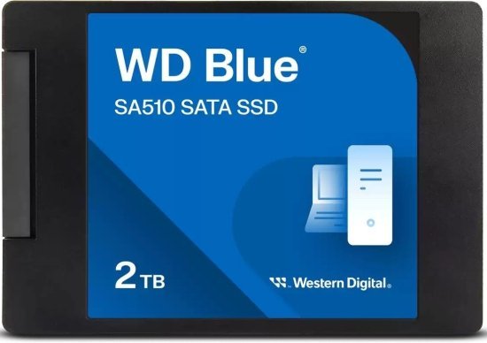 כונן Western Digital Blue SA510 2TB SSD SATA III 2.5 Inch