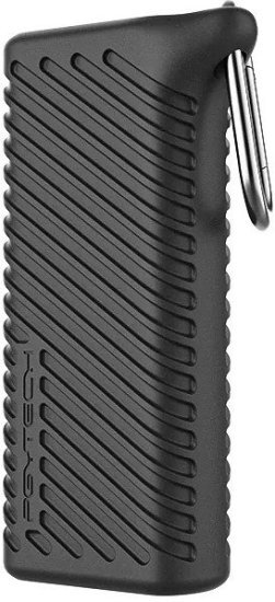 קורא כרטיסים SD & MicroSD במארז אחסנה קשיח מבית Pgytech - שחור