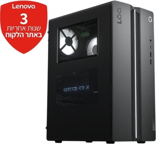 מחשב מותג גיימינג Lenovo LOQ 17IAX10 Tower 91AY002QYS