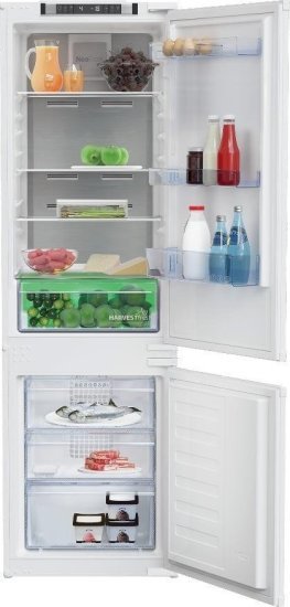 מקרר אינטגרלי מקפיא תחתון אינוורטר 60 ס''מ 254 ליטר Beko NeoFrost RCNE275K54BI - צבע לבן